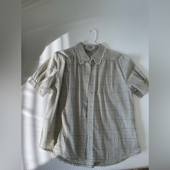 Trendy green blouse - Picture 1 of 4